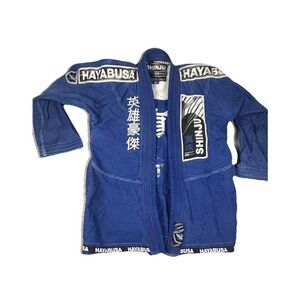 Hayabusa Shinju .03 BJJ Gi Jacket Mens XS A0 Blue Jiu Jitsu Kimono Top Martial